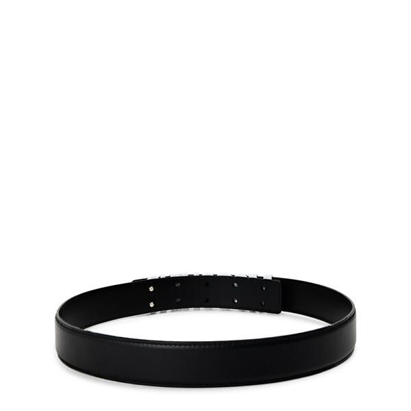 モスキーノ メンズ アクセサリー ベルト レザー Moschino Leather Belt Black ブラック モスキーノ メンズ アクセサリー ベルト レザー Moschino Leather Belt Black ブラック