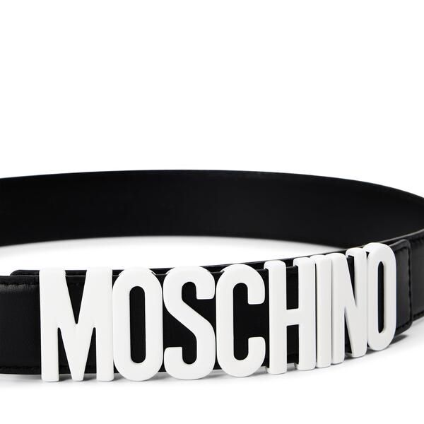 モスキーノ メンズ アクセサリー ベルト レザー Moschino Leather Belt Black ブラック モスキーノ メンズ アクセサリー ベルト レザー Moschino Leather Belt Black ブラック