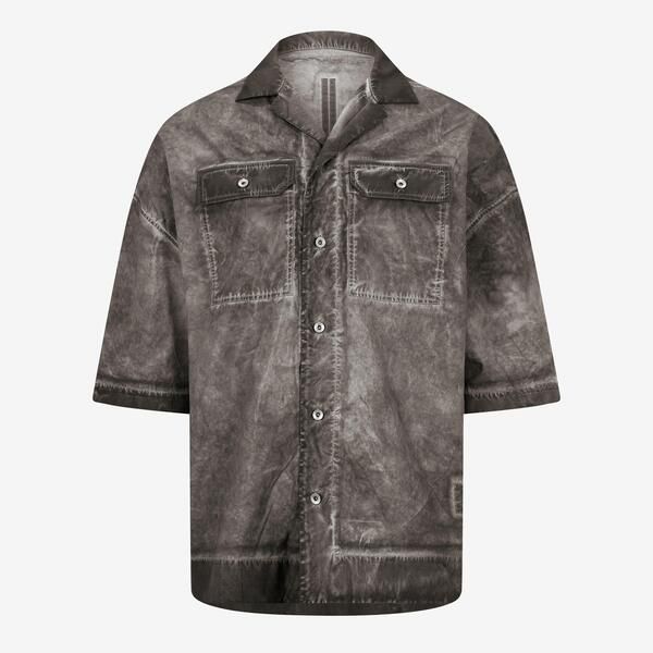 リックオウエンス メンズ トップス シャツ Rick Owens Drkshdw Magnum Short Sleeved Shirt Darkdust 78