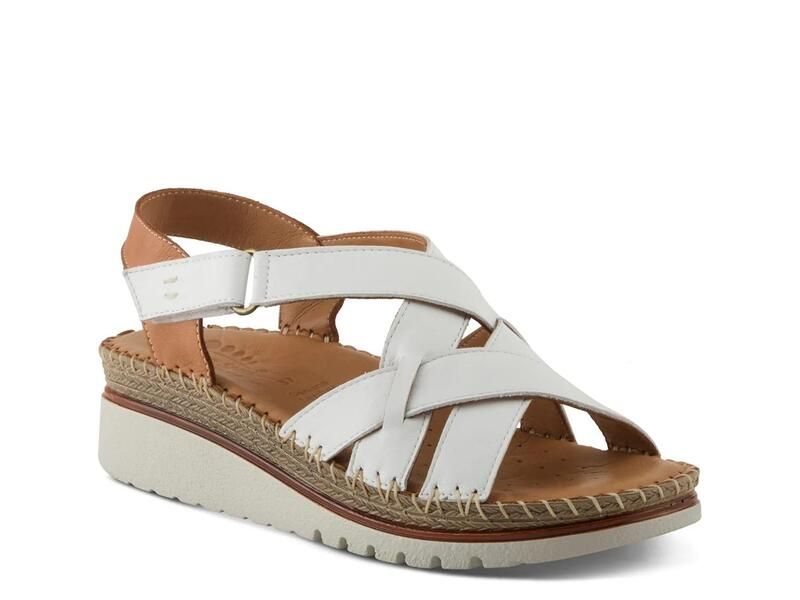 スプリングステップ レディース シューズ サンダル Spring StepMigula Wedge Sandal White ホワイト