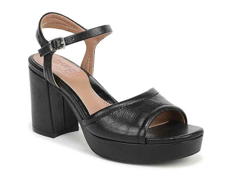 ナチュライザー レディース シューズ サンダル プラットフォーム NaturalizerPetra Platform Sandal Black Leather ブラック