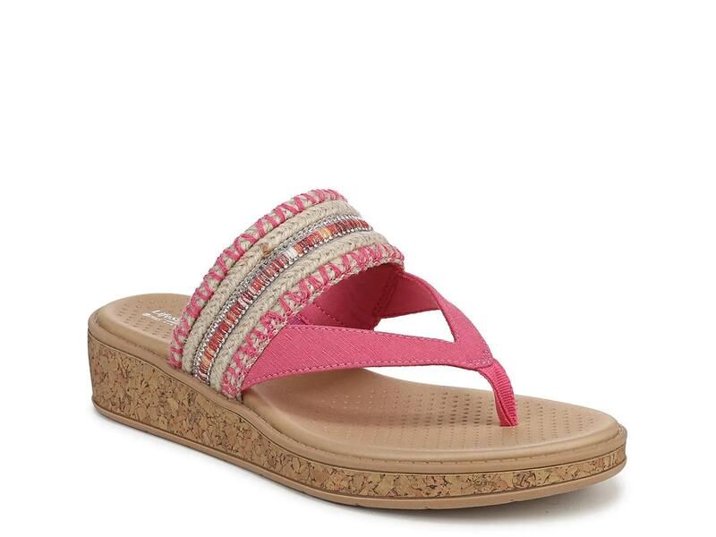 ライフストライド レディース シューズ サンダル LifeStrideBirdie Wedge Sandal Natural Pink ピンク