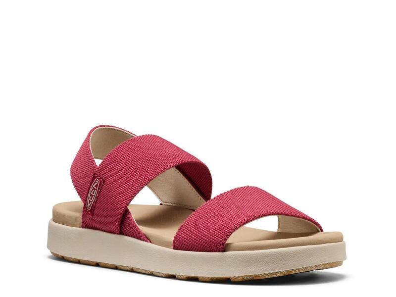 キーン レディース シューズ サンダル KeenElle Backstrap Sandal Garnet