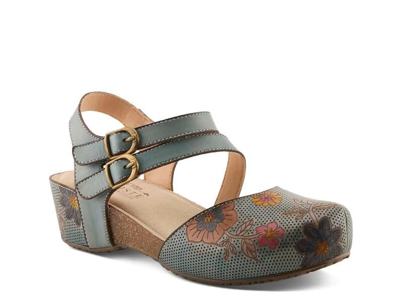 ラリティステ レディース シューズ パンプス プラットフォーム LArtisteAnadua Platformary Jane BlueMulticolor Floral Print ブルー