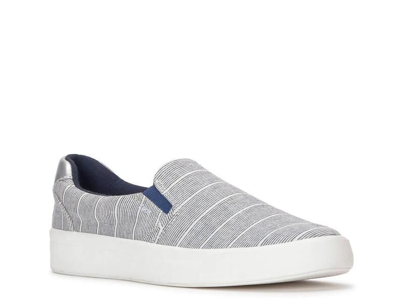 ケッズ レディース シューズ スリッポン・ローファー スニーカー KedsPursuit SlipOn Sneaker Womens Vintage IndigoSilver インディゴ