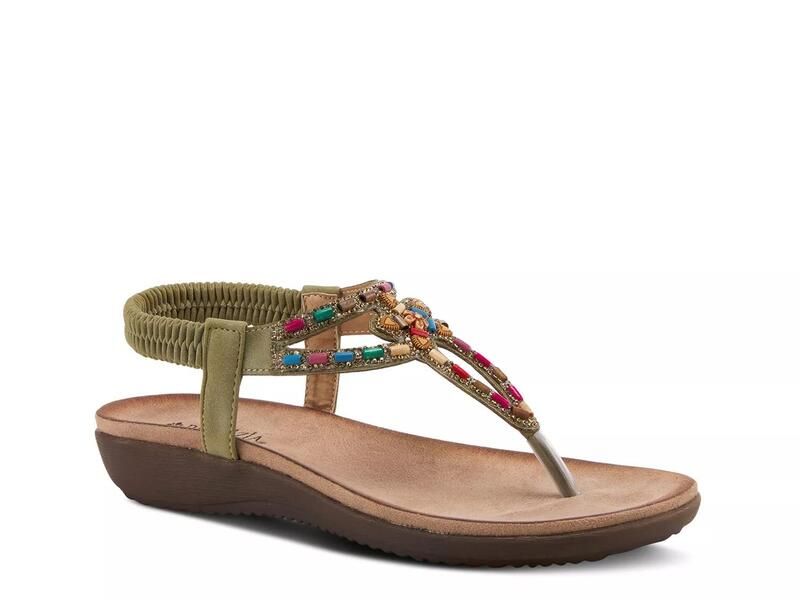パトリシア レディース シューズ サンダル PatriziaCrema Sandal Olive Green グリーン