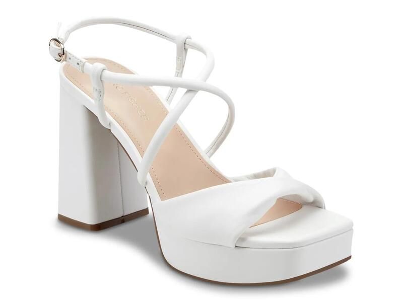 マークフィッシャー レディース シューズ サンダル プラットフォーム Marc FisherGlady Platform Sandal White ホワイト