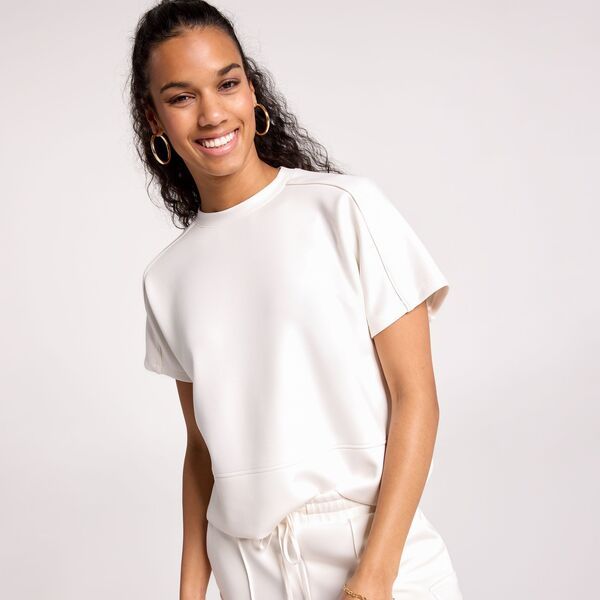 キャリー レディース トップス シャツ CALIA Womensandwashort Sleeve Pullover Cloud Cover
