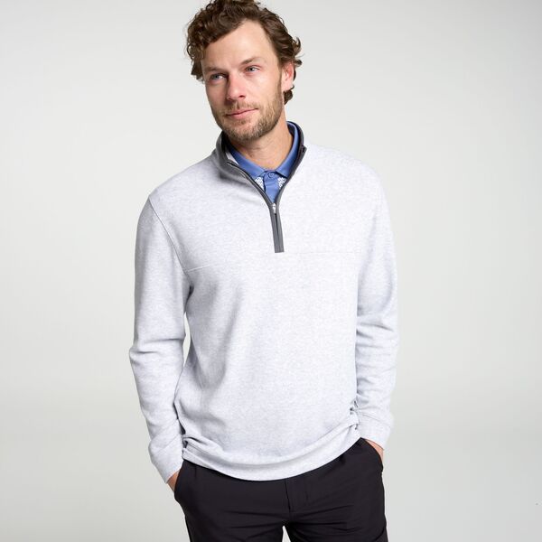 ウォルターヘーゲン メンズ トップス シャツ Walter Hagen Mens Performance 11 Twill 14 Zip Golf Pullover Light Grey グレー