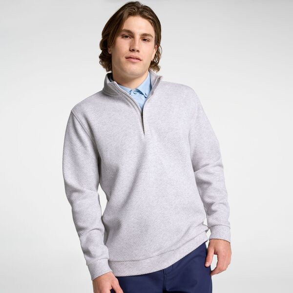 ウォルターヘーゲン メンズ トップス シャツ Walter Hagen Mens Clubhouse Textured 14 Zip Golf Pullover Light Grey グレー