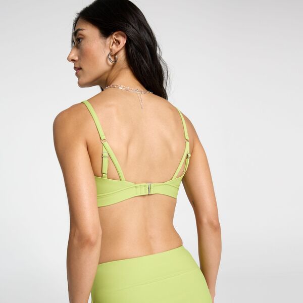 キャリー レディース 水着 トップのみ CALIA Womenswim Seamed Bikini Top Acidic Lime ライム