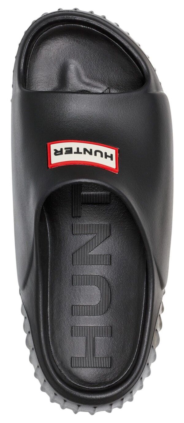 ハンター レディース シューズ サンダル HUNTER Womens Faroe Casual Slipon Flat Sandals Black ブラック