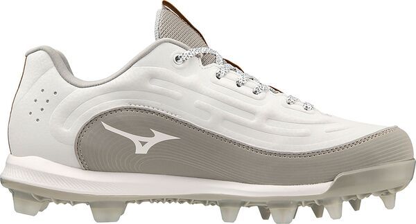 ミズノ レディース シューズ スニーカー Mizuno Womens 9Spike Advanced Finch Elite 6 TPU Softball Cleats WhiteGrey ホワイト ミズノ レディース シューズ スニーカー Mizuno Womens 9Spike Advanced Finch Elite 6 TPU Softball Cleats WhiteGrey ホワイト