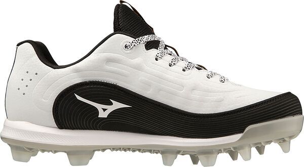ミズノ レディース シューズ スニーカー Mizuno Womens 9Spike Advanced Finch Elite 6 TPU Softball Cleats WhiteBlack ホワイト