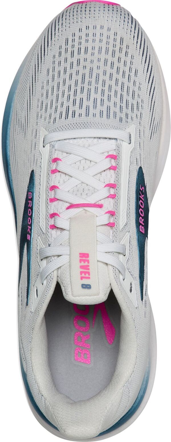ブルックス レディース シューズ スニーカー Brooks Womens Revel 8 Running Shoes WhiteGrey ホワイト ブルックス レディース シューズ スニーカー Brooks Womens Revel 8 Running Shoes WhiteGrey ホワイト