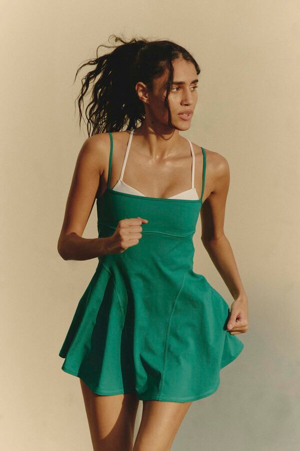 フリーピープル レディース トップス ワンピース FP Movement Womens Baseline Tennis Dress Green Glow Combo グリーン