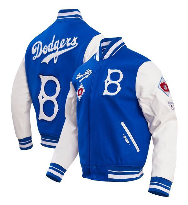 プロスタンダード メンズ アウター ジャケット・ブルゾン Pro Standard Mens Brooklyn Dodgers Royal Retro Classic Jacket NoColor