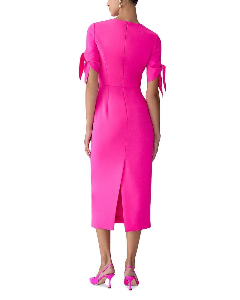 キャロライナヘレラ レディース トップス ワンピース ミディ Carolina Herrera Midi Sheath Dress Hot Pink ピンク キャロライナヘレラ レディース トップス ワンピース ミディ Carolina Herrera Midi Sheath Dress Hot Pink ピンク