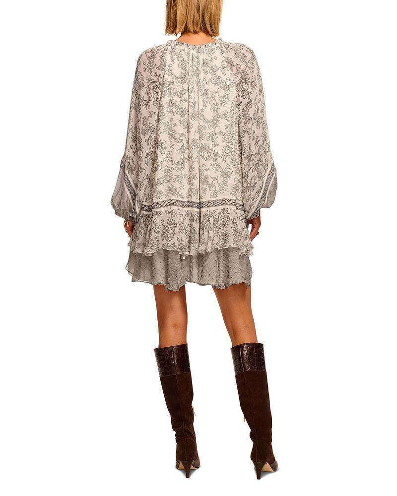 レイミー ブルック レディース トップス ワンピース ミニ シルク Ramy Brook Josephine Silk Mini Dress Boneblack floral ブラック レイミー ブルック レディース トップス ワンピース ミニ シルク Ramy Brook Josephine Silk Mini Dress Boneblack floral ブラック