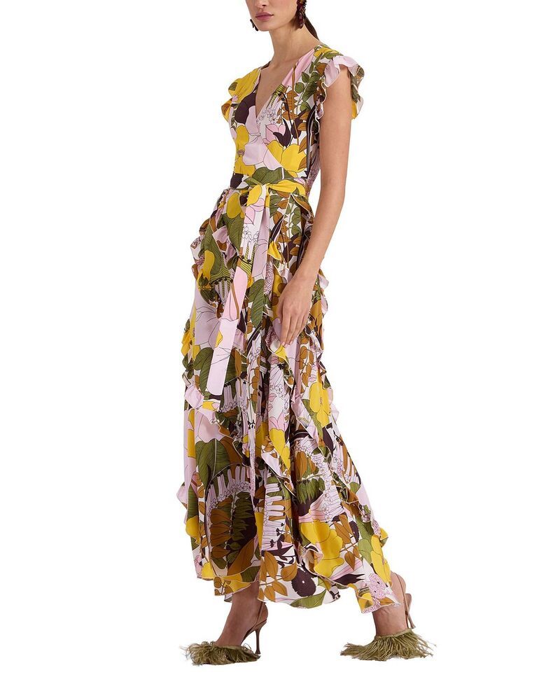 ラ・ダブル・ジェイ レディース トップス ワンピース La DoubleJ Lollipop Wrap Dress Big Flowerose Pink ピンク