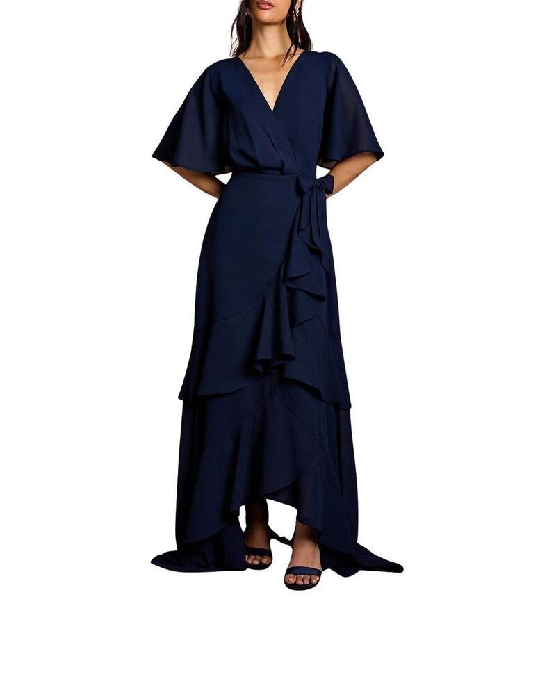 コースト レディース トップス ワンピース マキシ Coast Angel Sleeve Bridesmaid Maxi Dress Navy ネイビー