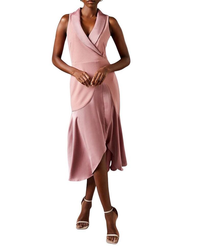コースト レディース トップス ワンピース ミディ ノースリーブ Coastux Sleeveless Midi Dress Mauve