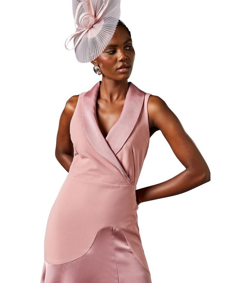 コースト レディース トップス ワンピース ミディ ノースリーブ Coastux Sleeveless Midi Dress Mauve