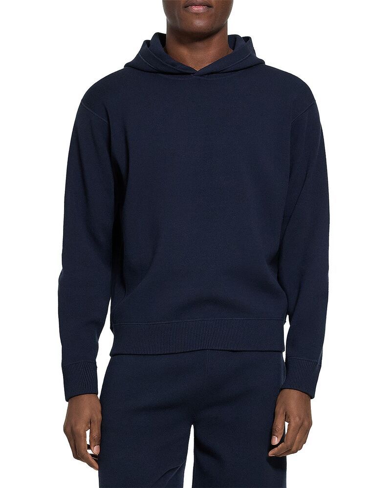 セオリー メンズ アウター パーカー・スウェット Theory Relaxed Hoodie Light Bilen Dark Eclipse