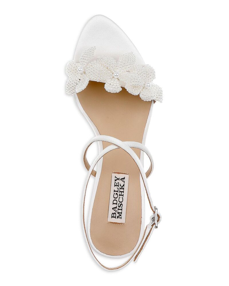 バッジェリーミシュカ レディース シューズ サンダル Badgley Mischka Womens Whitney Sandals White Satin ホワイト バッジェリーミシュカ レディース シューズ サンダル Badgley Mischka Womens Whitney Sandals White Satin ホワイト