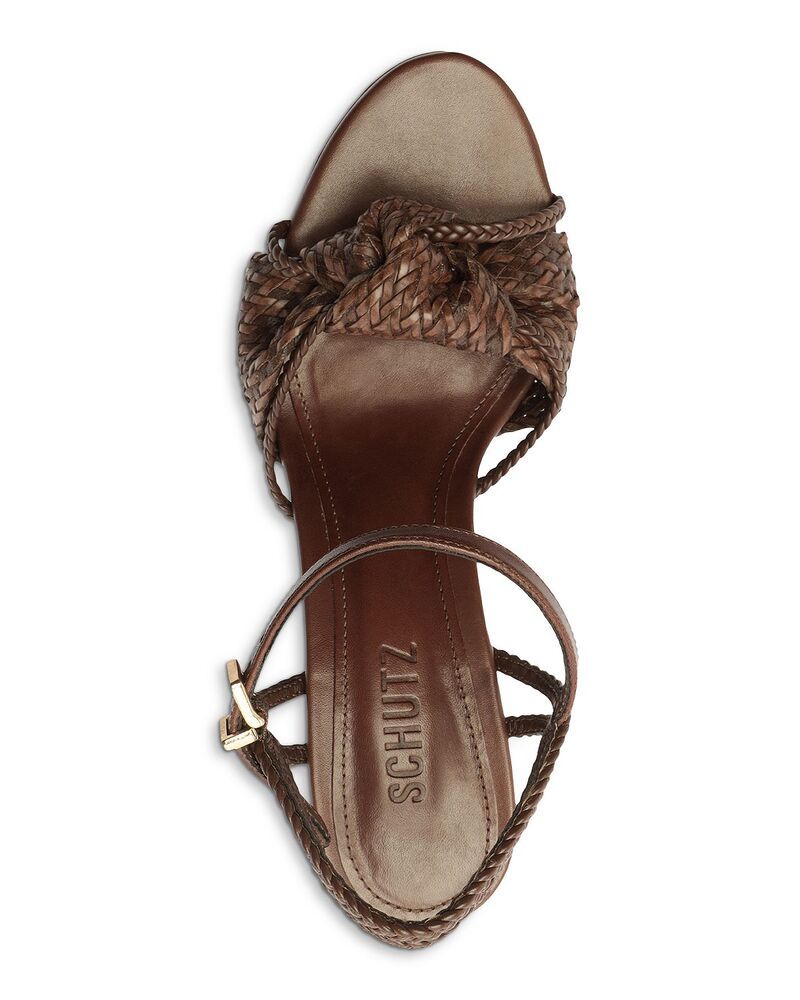 シュッツ レディース シューズ サンダル プラットフォーム SCHUTZ Womens Kalina Platform Sandals Root Brown ブラウン