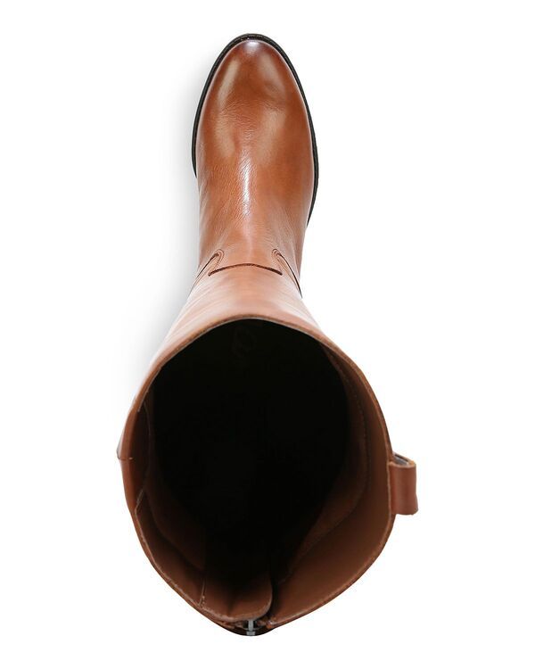 サムエデルマン レディース シューズ ブーツ・レインブーツ レザー ヒール Sam Edelman Womens Penny Round Toe Leather LowHeel Riding Boots Whiskey