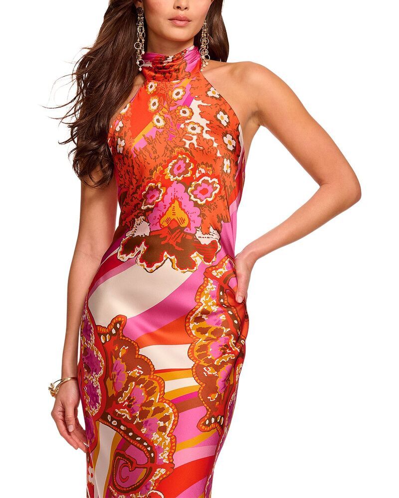 レイミー ブルック レディース トップス ワンピース プリント Ramy Brook Printed Tatiana Gown Fiesta Pink ピンク レイミー ブルック レディース トップス ワンピース プリント Ramy Brook Printed Tatiana Gown Fiesta Pink ピンク