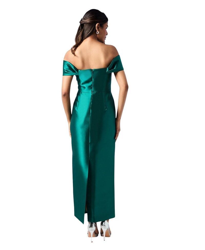 コースト レディース トップス ワンピース プチ ミディ Coast Petite Column Midi Bridesmaidress Emerald エメラルド