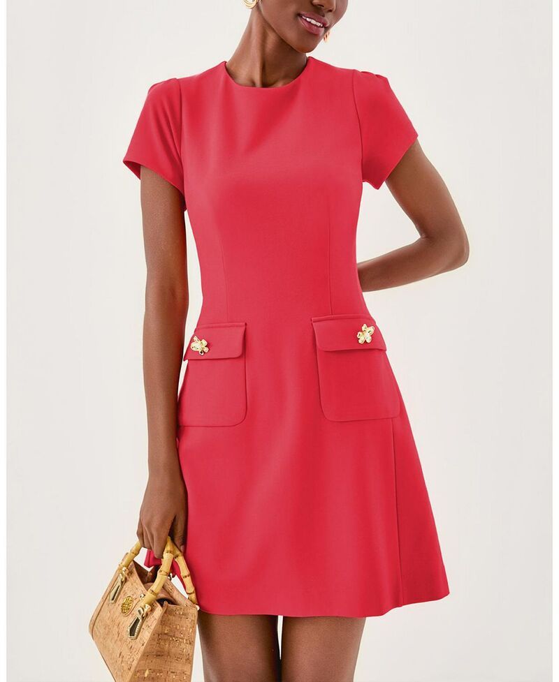 リリーピュリッツァー レディース トップス ワンピース Lilly Pulitzer Fallon Dress Cherry Red レッド