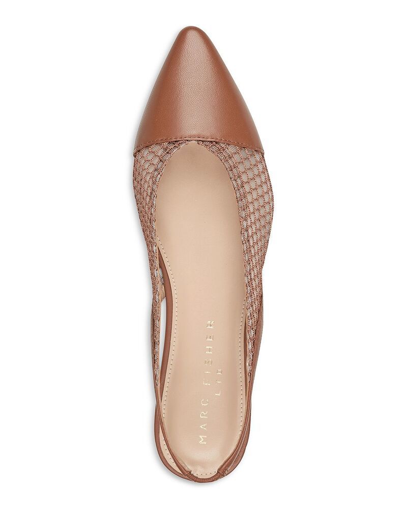 マーク・フィッシャー レディース シューズ パンプス Marc Fisher LTD Womens Davin Slingback Flats Medium Brown ブラウン マーク・フィッシャー レディース シューズ パンプス Marc Fisher LTD Womens Davin Slingback Flats Medium Brown ブラウン