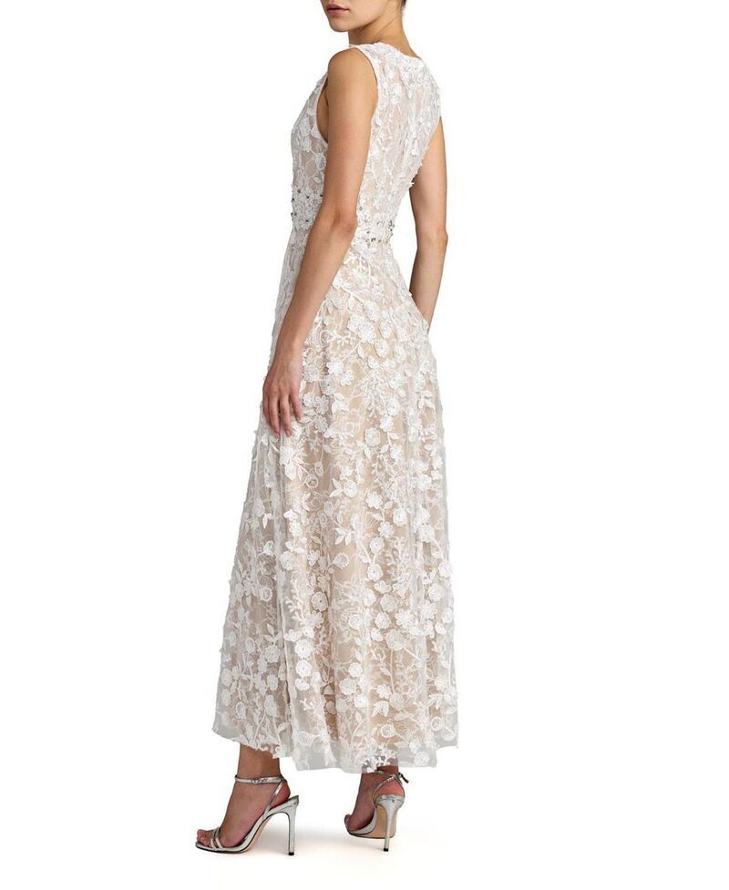 マックダガル レディース トップス ワンピース ハイネック フラワー柄 ミディ 刺繍 フラワー Mac Duggal Floral Embroidered High Neck Midi Dress Ivory Nude アイボリー マックダガル レディース トップス ワンピース ハイネック フラワー柄 ミディ 刺繍 フラワー Mac Duggal Floral Embroidered High Neck Midi Dress Ivory Nude アイボリー