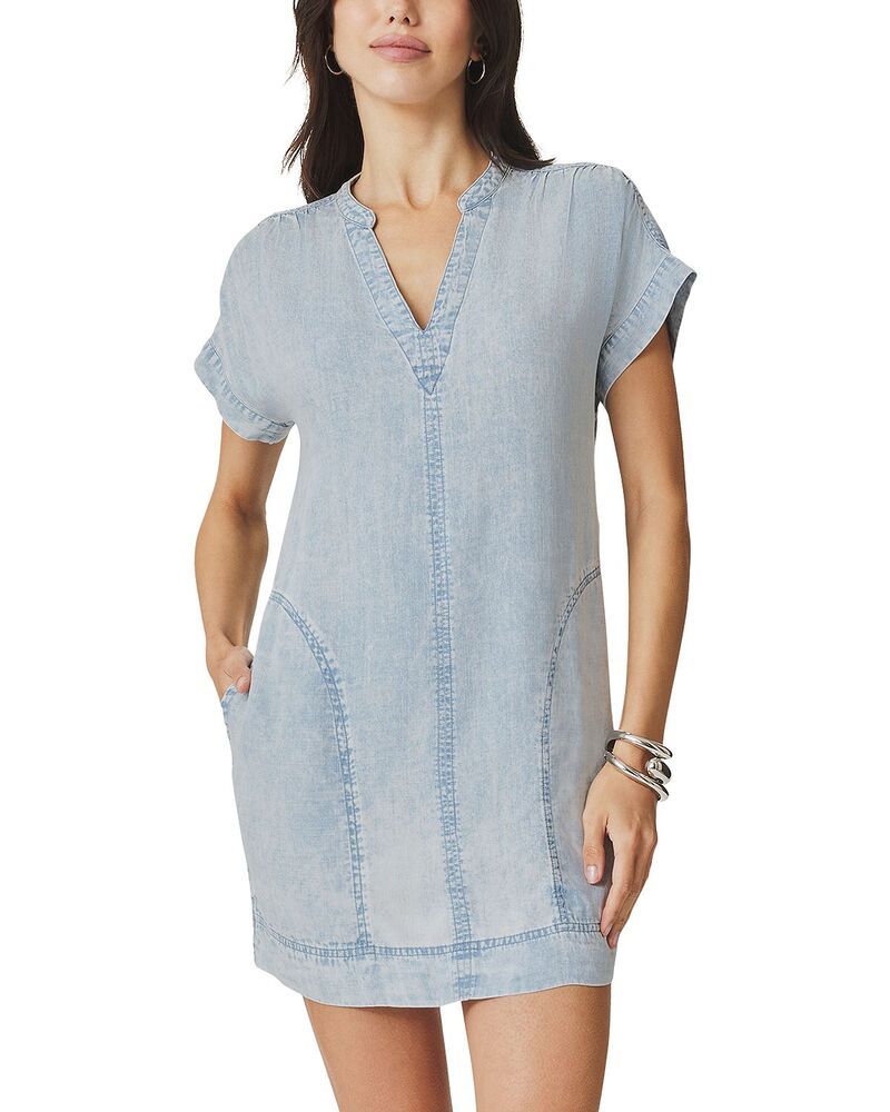 スプレンディット レディース トップス ワンピース ミニ Splendid Ivy Indigo Mini Dress Bleached Indigo インディゴ