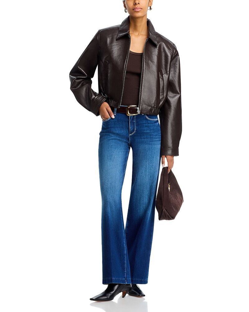 ラジャンス レディース ボトムス デニムパンツ ワイドレッグ ジーンズ LAGENCE Scottie High Rise Wide Leg Jeans in Delany