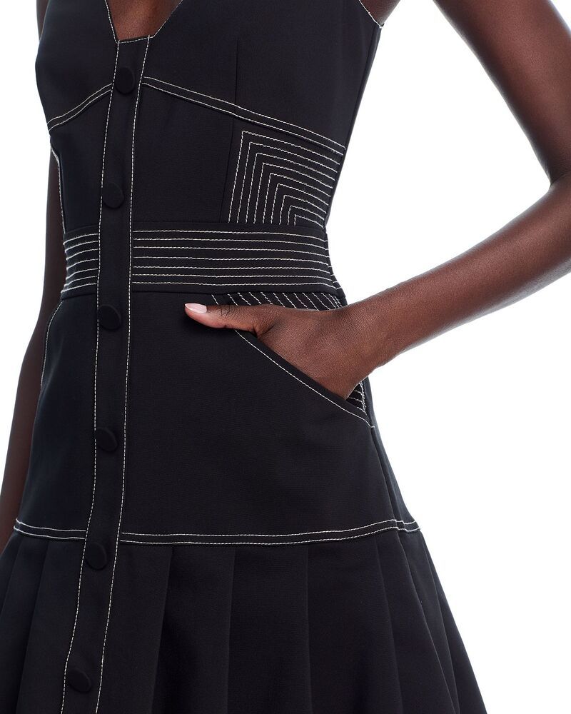 レイミー ブルック レディース トップス ワンピース Ramy Brook Olana Dress Black ブラック