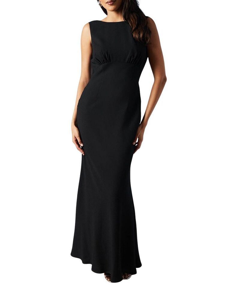 コースト レディース トップス ワンピース マキシ Coast Cowl Back Maxi Bridesmaidress Black ブラック