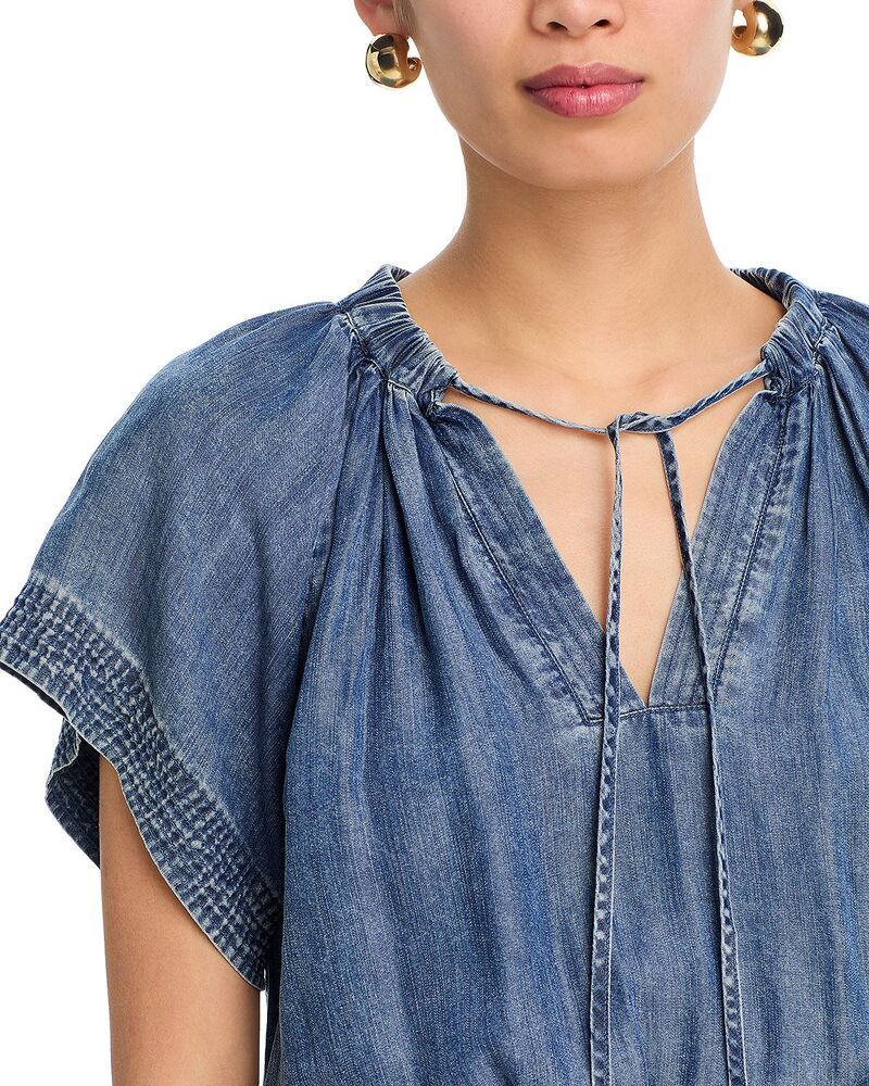 レイルズ レディース トップス ワンピース ティアード ミニ Rails Covera Tiered Mini Dress Blue Ridge ブルー レイルズ レディース トップス ワンピース ティアード ミニ Rails Covera Tiered Mini Dress Blue Ridge ブルー