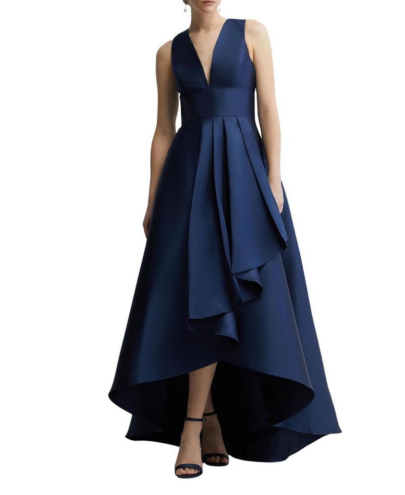 コースト レディース トップス ワンピース ノースリーブ マキシ Coast Sleeveless Plunge Waterfall Maxi Dress Navy ネイビー