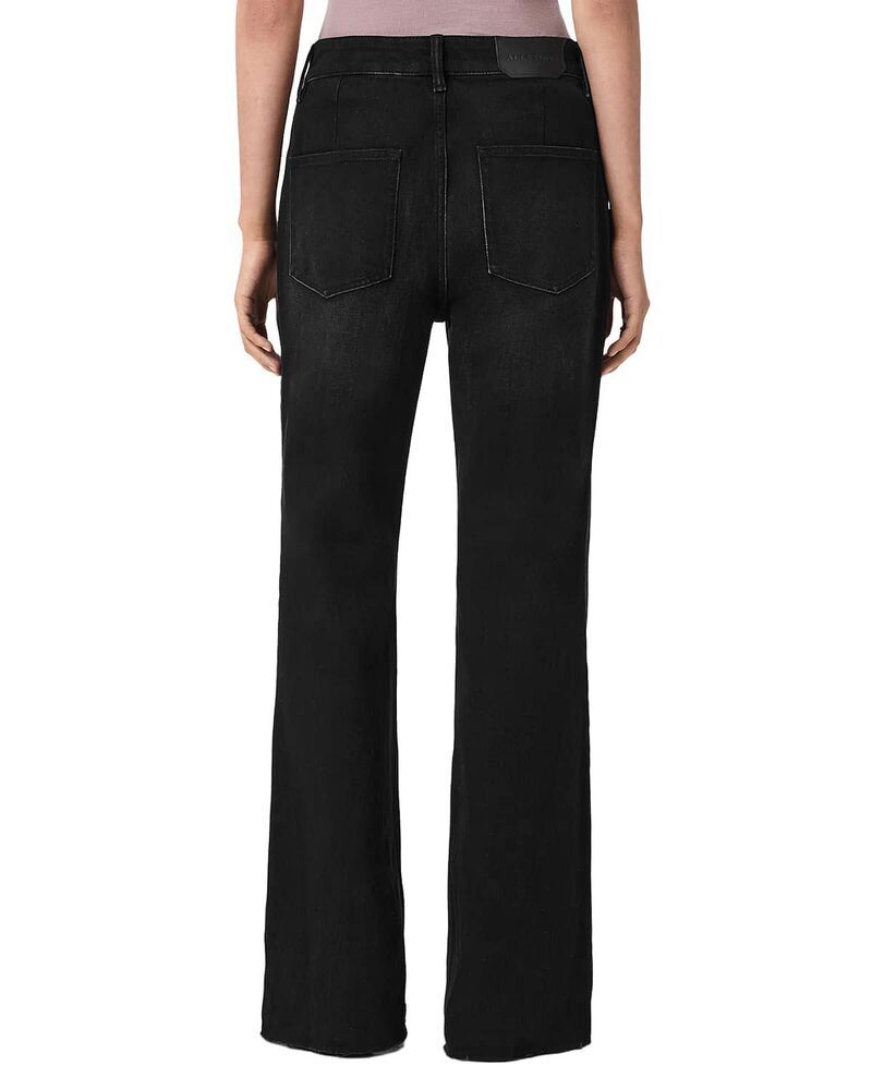 オールセインツ レディース ボトムス デニムパンツ ジーンズ ALLSAINTS Ember High Rise Flare Jeans in Washed Black ブラック オールセインツ レディース ボトムス デニムパンツ ジーンズ ALLSAINTS Ember High Rise Flare Jeans in Washed Black ブラック
