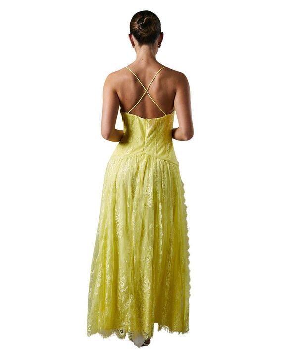 コースト レディース トップス ワンピース レース マキシ Coast Lace Cami Maxi Dress Yellow イエロー