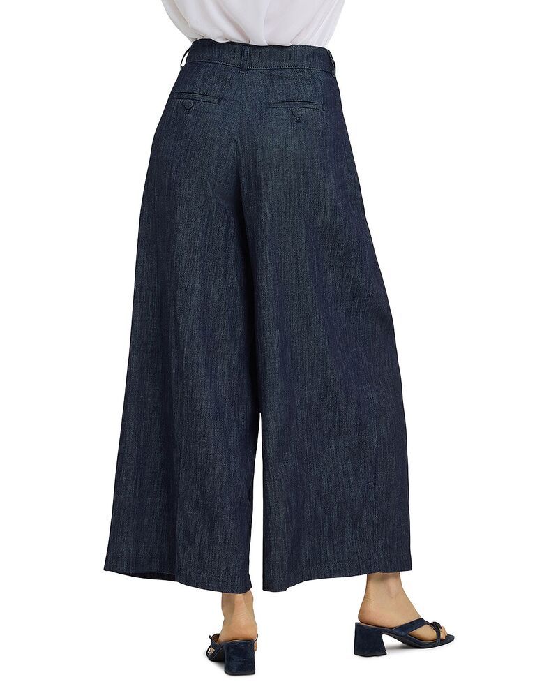 エヌワイディージェイ レディース ボトムス カジュアルパンツ ワイドレッグ デニム アンクル NYDJ Giselle Denim Wide Leg Ankle Trousers in Dark Indigo Dark Indigo インディゴ エヌワイディージェイ レディース ボトムス カジュアルパンツ ワイドレッグ デニム アンクル NYDJ Giselle Denim Wide Leg Ankle Trousers in Dark Indigo Dark Indigo インディゴ