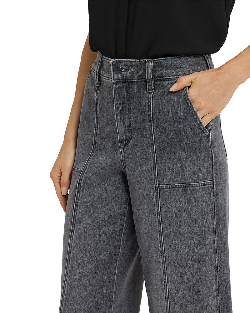 エヌワイディージェイ レディース ボトムス カジュアルパンツ ワイドレッグ ジーンズ NYDJ Simone High Rise Wide Leg Trouser Jeans in Dusty Ash Dusty Ash アッシュ エヌワイディージェイ レディース ボトムス カジュアルパンツ ワイドレッグ ジーンズ NYDJ Simone High Rise Wide Leg Trouser Jeans in Dusty Ash Dusty Ash アッシュ
