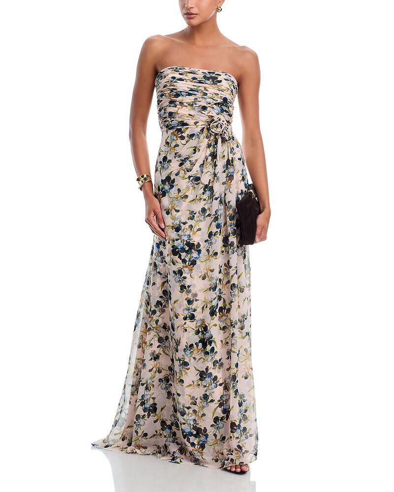サンク ア セプト レディース トップス ワンピース Cinq Sept Magy Trailing Iris Gown Rosy Cloud Multi マルチカラー サンク ア セプト レディース トップス ワンピース Cinq Sept Magy Trailing Iris Gown Rosy Cloud Multi マルチカラー