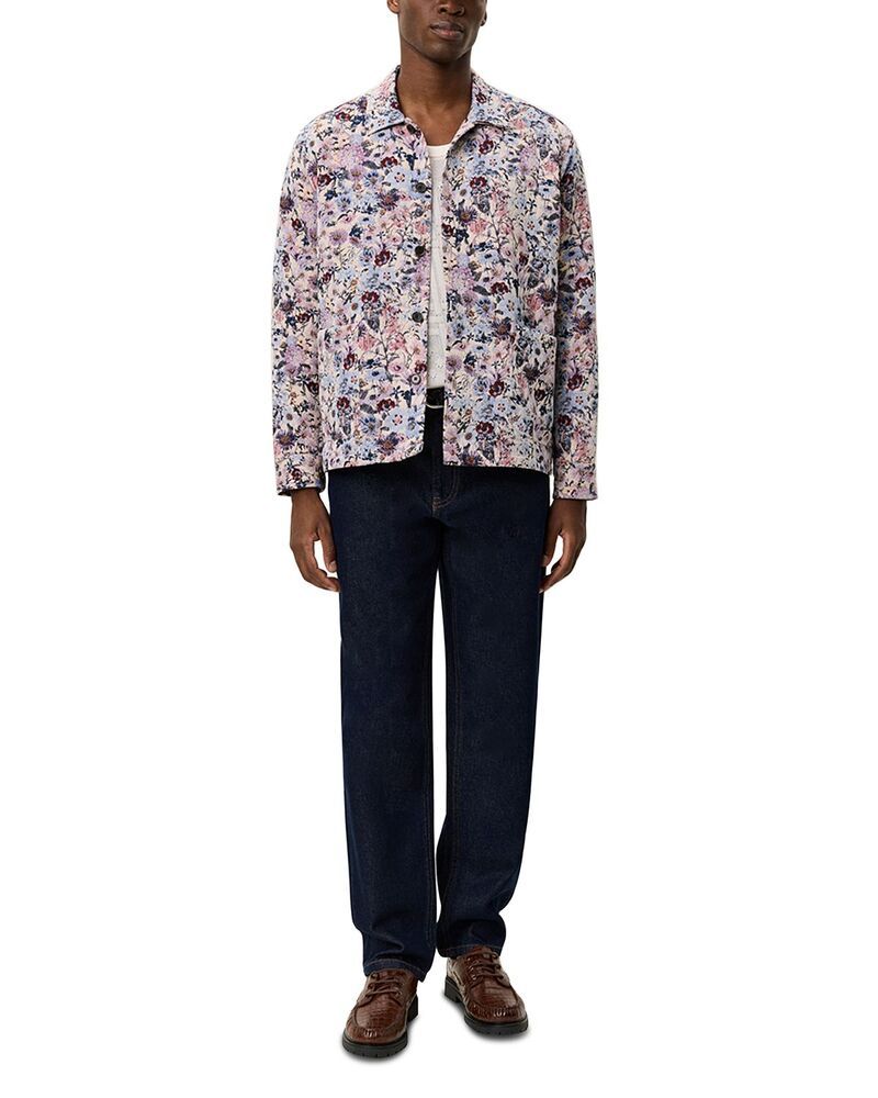 レ ドゥ メンズ アウター ジャケット・ブルゾン フラワー柄 フラワー Les Deux Hugh Floral Jacket Ivory アイボリー レ ドゥ メンズ アウター ジャケット・ブルゾン フラワー柄 フラワー Les Deux Hugh Floral Jacket Ivory アイボリー