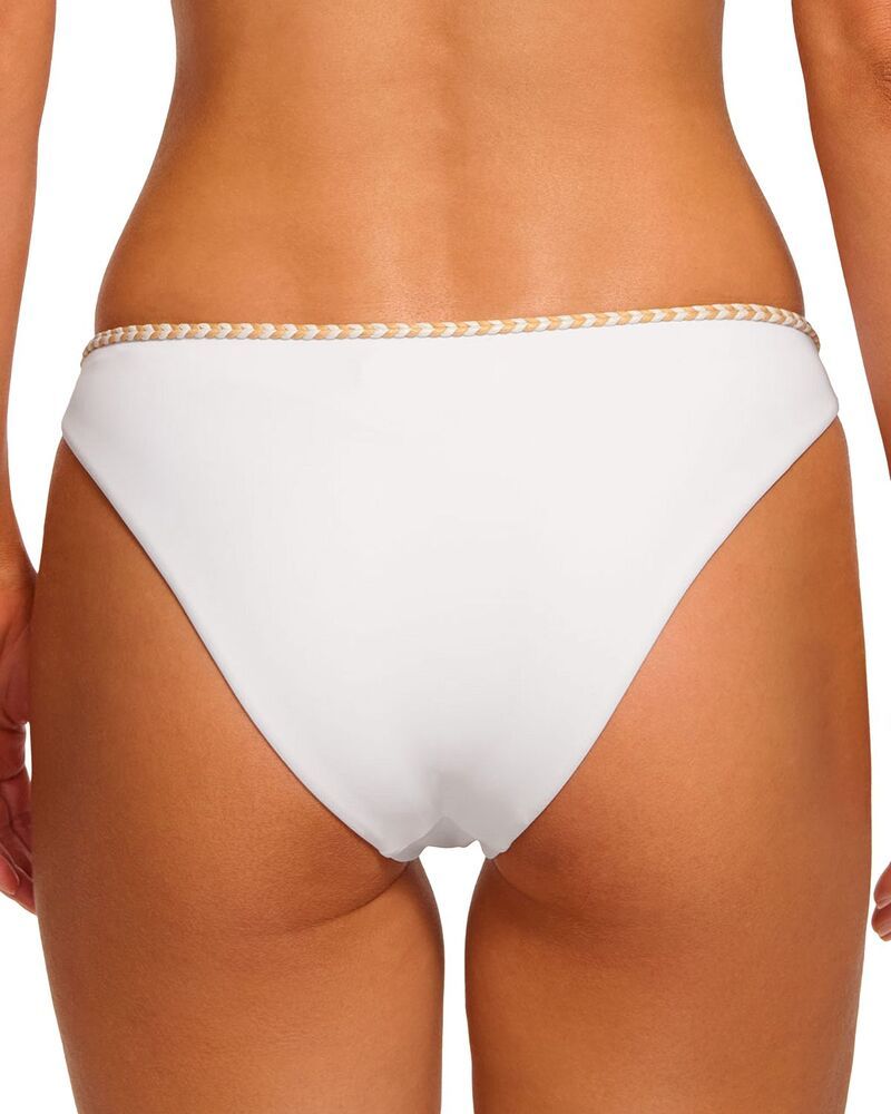 レイミー ブルック レディース 水着 ボトムスのみ Ramy Brook Braided Mona Bikini Bottom White ホワイト レイミー ブルック レディース 水着 ボトムスのみ Ramy Brook Braided Mona Bikini Bottom White ホワイト