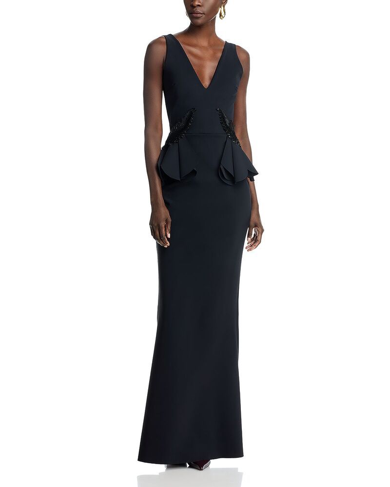 チアラ ボニ プティ ローブ レディース トップス ワンピース Chiara Boni La Petite Robe Nawa Gown Black ブラック